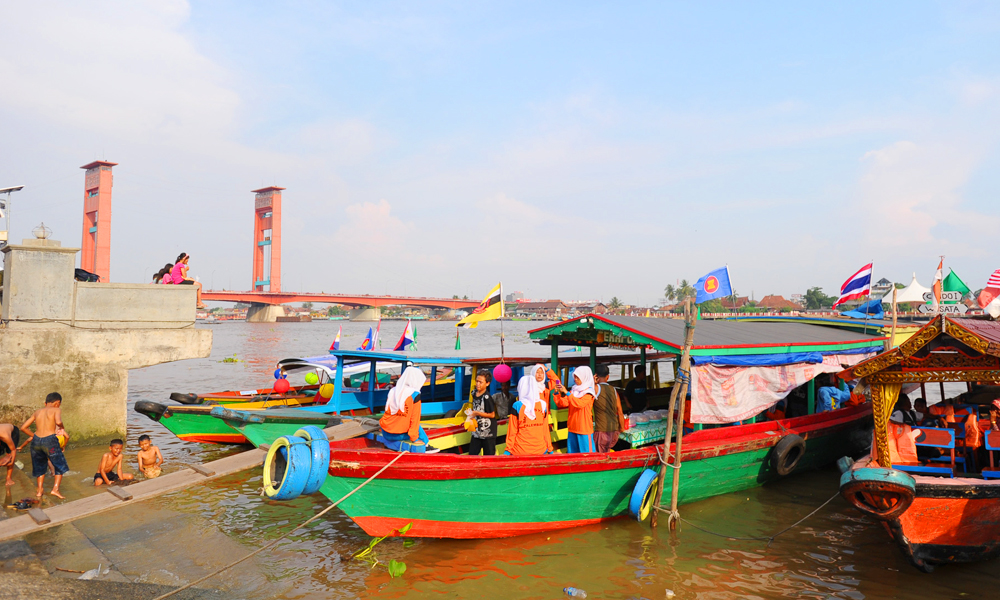Sejarah Wisata Sungai Musi Palembang Darusalam Lebar Panjang